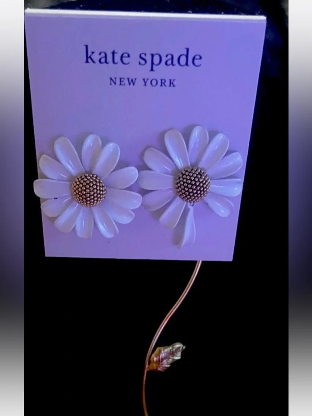 NWT Kate Spade Into The Bloom Statement Earrings